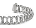 Intertwined Diamond Bracelet Lab-Grown Diamond  with 5.01 ct.(finished) 1.5mm, 1.75mm, 2mm