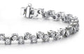 Zig Zag Diamond Bracelet Lab-Grown Diamond  with 8.05 ct.(finished) 3.6mm