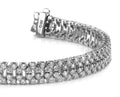 Quad Row Diamond Bracelet Lab-Grown Diamond  with 6.91 ct.(finished) 2mm