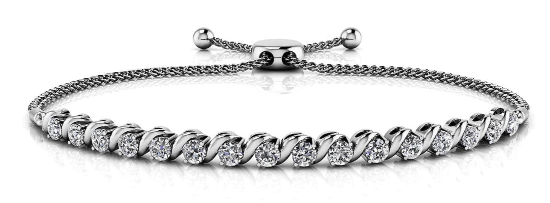 Embrace Adjustable Diamond Bracelet Lab-Grown Diamond  with 1.11 ct.(finished) 2.75mm