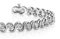 S Link Diamond Bracelet Lab-Grown Diamond  with 4.06 ct.(finished) 3.25mm