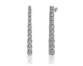 Glistening Diamond Graduated Dangle Drop Earrings Diamond  with 2.08 ct.(finished)