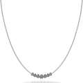 Brilliant Bezel Set Diamond Tennis Necklace With Chain Diamond  with 2.95 ct.(finished)