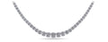 Diamond Crown Tennis Necklace Diamond  with 12.11 ct.(finished)