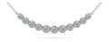 Classic Strand Necklace With Graduated Diamonds And Chain Lab-Grown Diamond  with 2.07 ct.(finished)