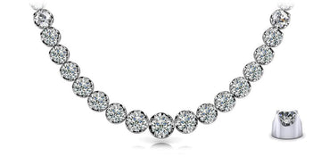 Classic Diamond Strand Diamond  with 11.01 ct.(finished)