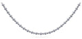 Alternating Diamonds Diamond Necklace Lab-Grown Diamond  with 5.18 ct.(finished) 1.5mm, 2.5mm