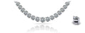 Graduated Diamond Strand Necklace With Shiny Links Diamond  with 4.04 ct.(finished)