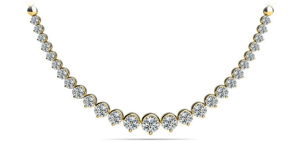 Strand Of Diamonds With Shiny Links Diamond  with 5.00 ct.(finished)