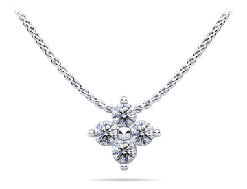 Brilliant Four Diamond Pendant Diamond  with 0.76 ct.(finished) 3.7mm