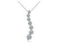 Classic Diamond Journey Necklace Diamond  with 1.00 ct.(finished)