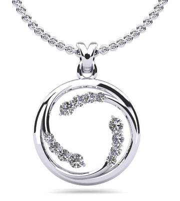 Circle Of Love Diamond Pendant Lab-Grown Diamond  with 0.69 ct.(finished)