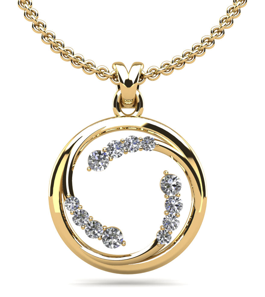 Circle Of Love Diamond Pendant Diamond  with 0.69 ct.(finished)