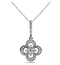 Lucky Four Diamond Pendant Diamond  with 0.74 ct.(finished) 1.2mm, 3.25mm