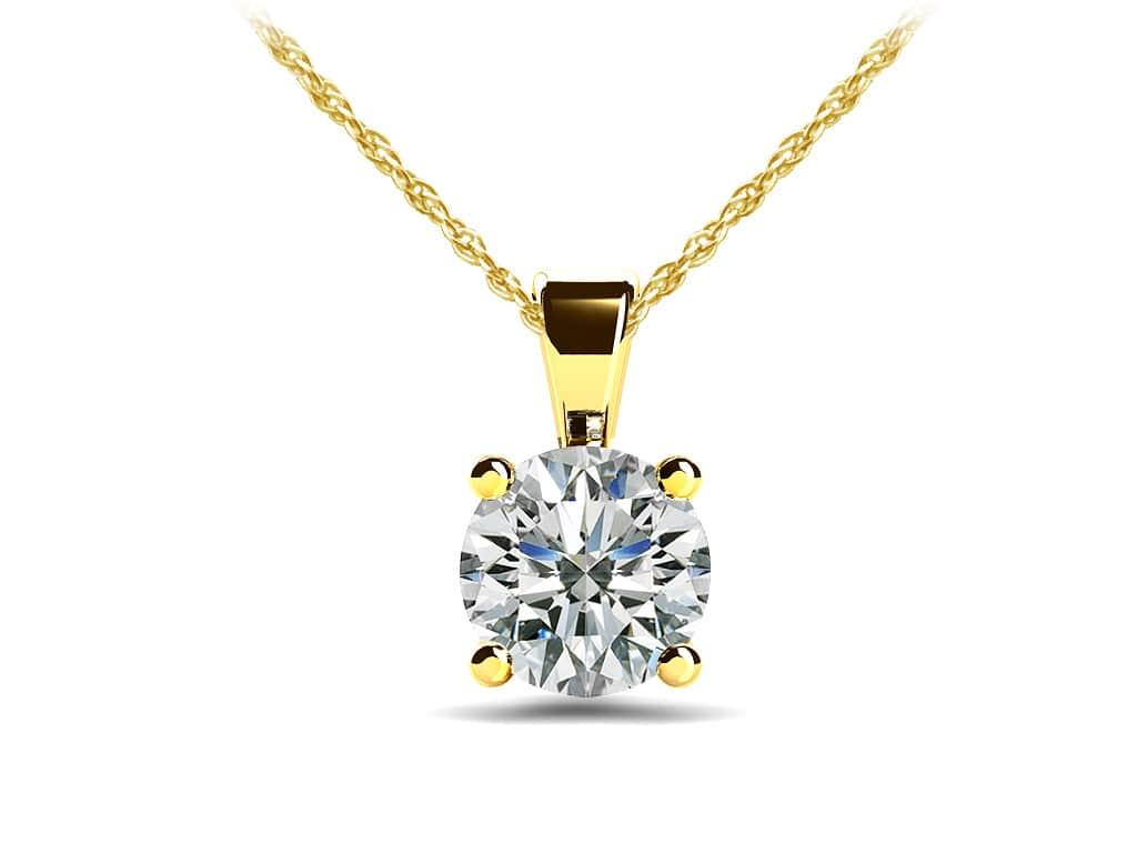 Be Mine Diamond Solitaire Pendant Diamond  with 0.25 ct.(finished) 4mm