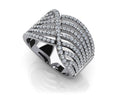 Show Stopping Diamond Fashion Ring Lab-Grown Diamond  with 1.27 ct.(finished) 1.1mm, 1.2mm