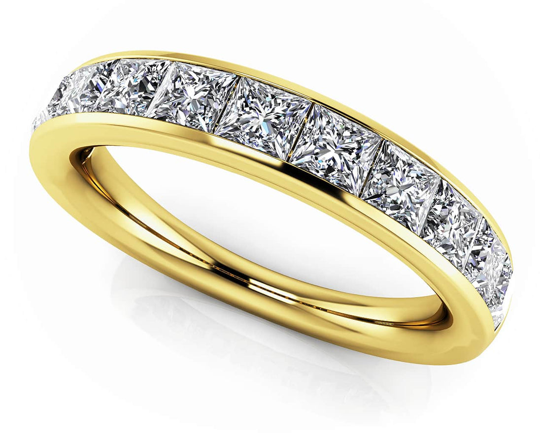 Elegant Princess Cut Anniversary Band Lab-Grown Diamond  with 2.42 ct.(finished) 3.25mm