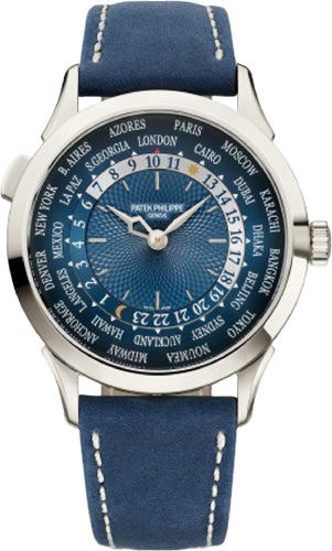 Patek Philippe Complications World Time Platinum Blue Dial | 5230P-001