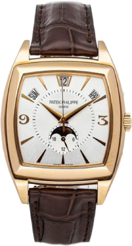 Patek Philippe Gondolo Calendario Annual Calendar Rose Gold Silver Dial | 5135R-001